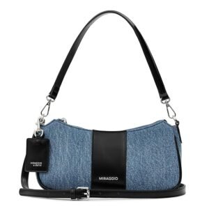 Miraggio Bella Colorblocked Shoulder Bag with Adjustable and Detachable Sling Strap for Women | Stylish Crossbody Bags For Women | Ladies Shoulder Purse