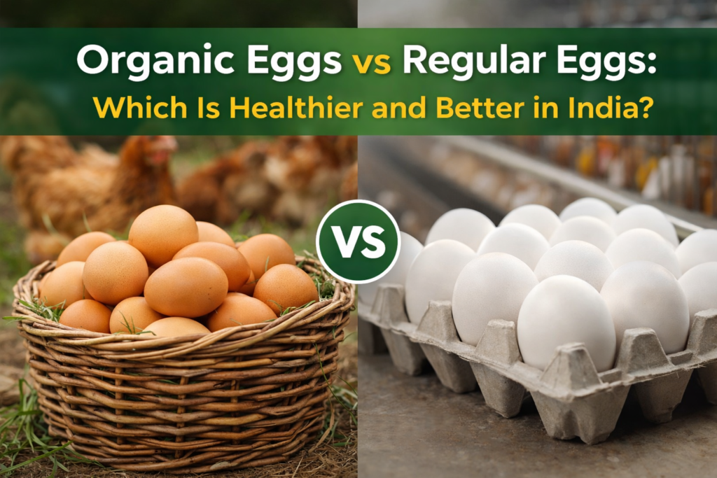 organic egg vs regular egg comparison